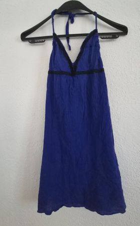 Strandkleid XS / 34 Sommerkleid  Neckholder Kleid kurz