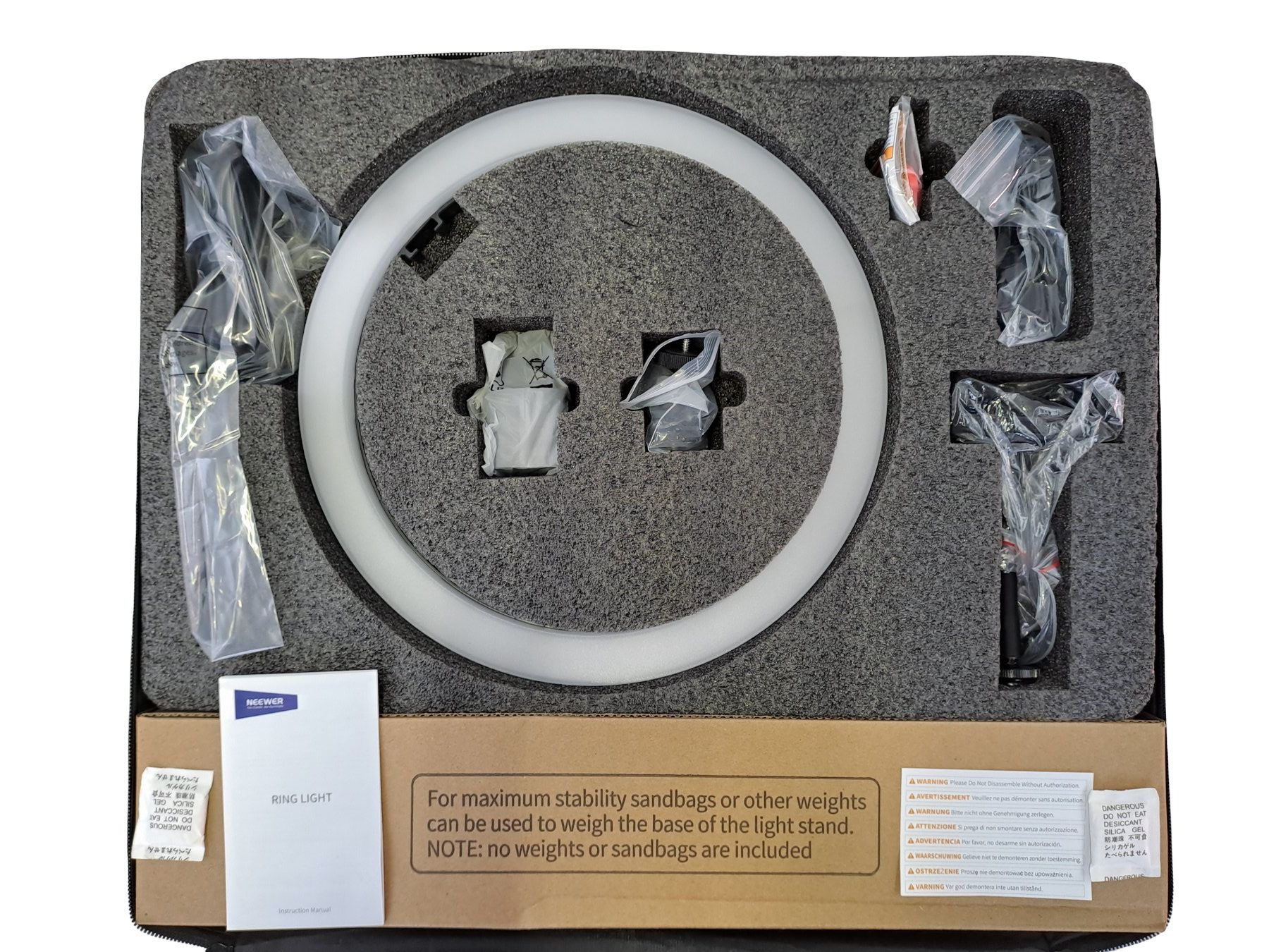 Lampes: NEEWER RH12B 12" 24W LED Ringlicht – Neuf (Voir description) à Männedorf par Restwert_Maennedorf 2