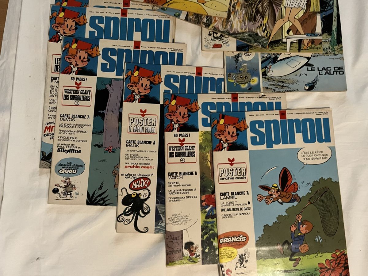 Fumetti: Spirou Comichefte 1973  Hebdo 22stk – Usato da bretzwil venduto da nightflasher 5