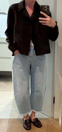 Massimo Dutti Übergangsjacke braun XS – neu, edel & modern