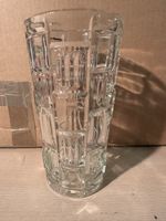 Vase en verre vintage design géométrique 30cm