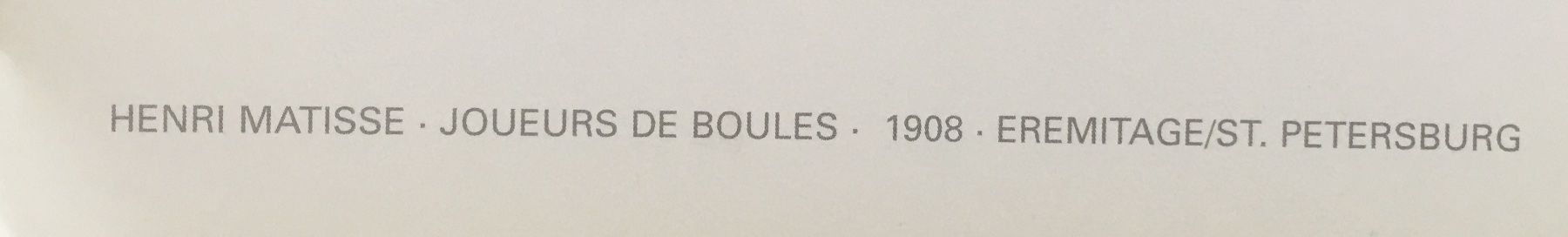 Grafica & Litografie: Henri Matisse  "Joueurs de Boules"     Kunstdruck – Usato da Nennigkofen venduto da waltraub 3