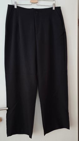 Schwarze Culotte Sommerhose, Grösse L
