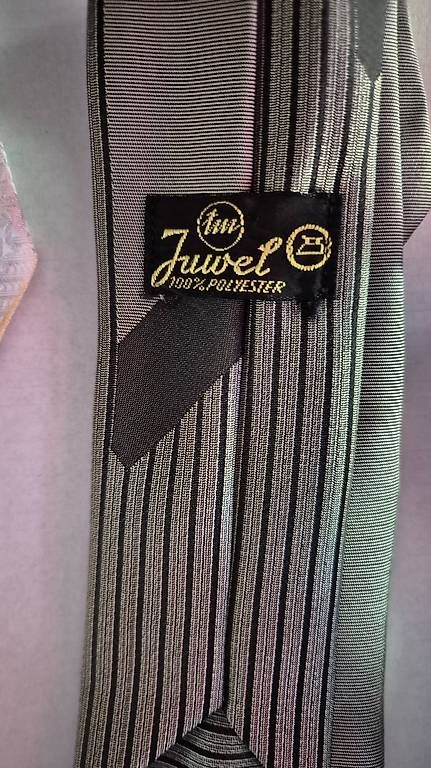 Cravatte: Vintage Herren Krawatten 8 Polyester & Seide – Usato da Zuerich venduto da Moysy 3