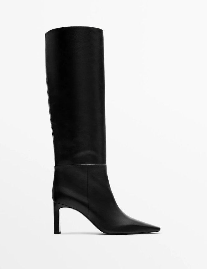 Massimo Dutti Scarpe da donna: MASSIMO DUTTI Echtleder Stiefel, NEU, schwarz, Gr. 37 – Nuovo e nell'imballaggio originale da Zürich venduto da methee1107 8
