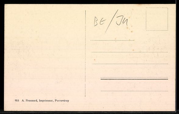 Cartoline postali: AK Courfaivre, Vue générale – Usato da Berlin venduto da bartko-reher 1
