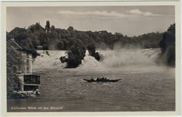 SH 21 Foto-AK Schlösschen Wörth Rheinfall