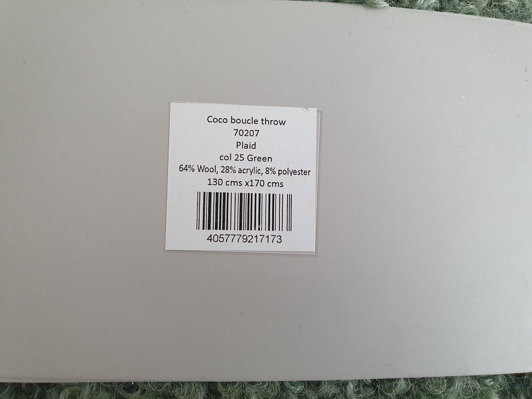 Coperte: Lambert Decke Plaid Coco grün *neu – Nuovo (secondo la descrizione) da Frick venduto da Baghira84 2