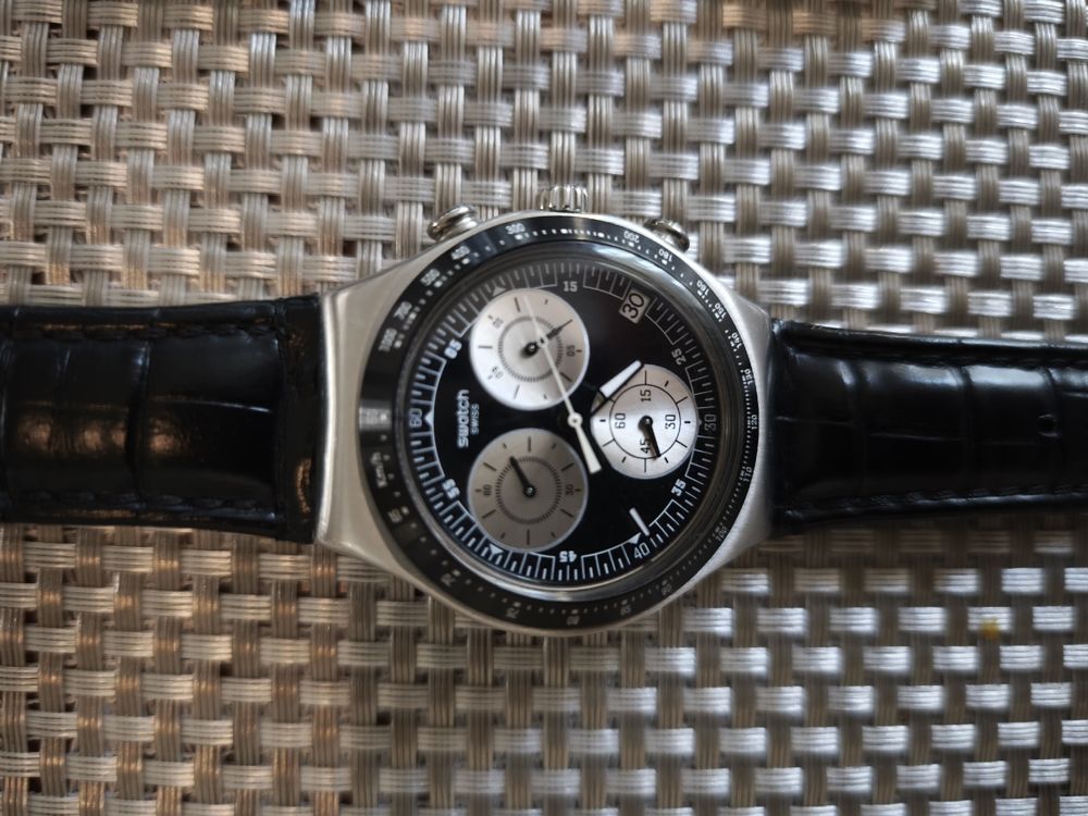 Swatch mit zusaetzlich neuem  Uhrband 1