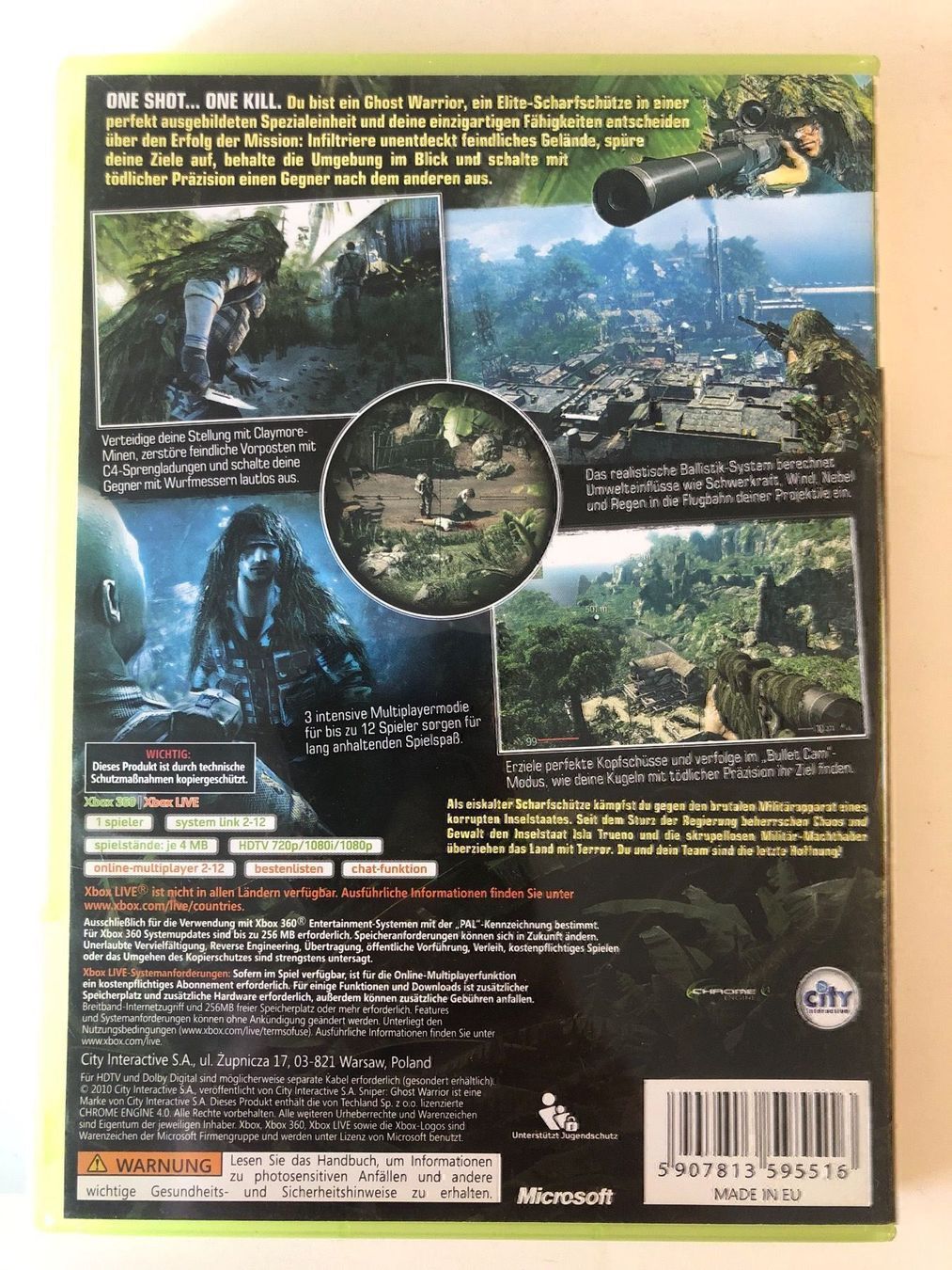 Microsoft Jeux: Sniper Ghost Warrior für Xbox 360 – D'occasion à Kestenholz par Mad18 1