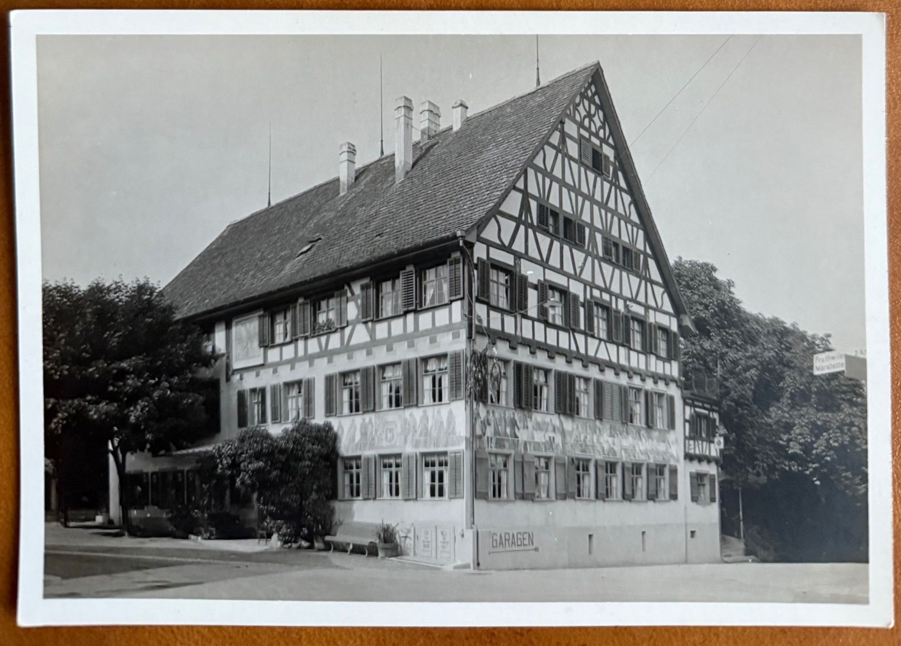 Cartoline postali: AK:  Ermatingen - Untersee: Hôtel Adler – Usato da Lutry venduto da Ediego