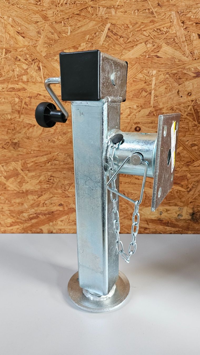 Rimorchi: Anhänger Stützfuss von Winterhoff mit Adapter – Nuovo e nell'imballaggio originale da Koppigen venduto da Bracher_Mail-House 3