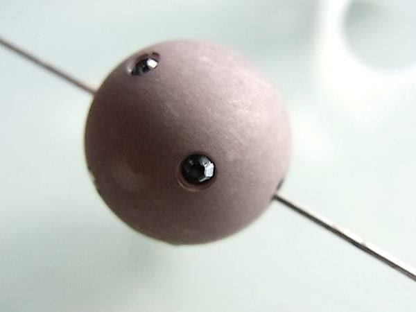 Perle (finte): Polarisperle mit Strass 16 mm  schwarz – Nuovo (secondo la descrizione) da Alpnachstad venduto da perlengaby 1