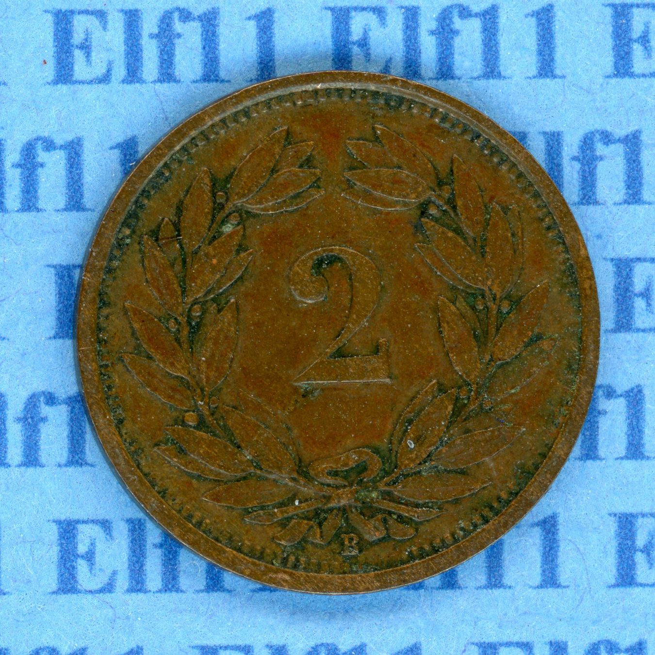 Tutti le monete: CHF___0.02 1930 ss-vz 2 Rappen – Usato da Widnau venduto da Elf11 1