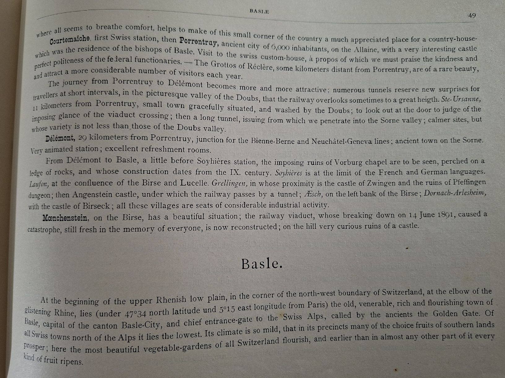 Bücher: antikes Buch, De Paris a Milan par le Gotthard – Gebraucht aus Grindelwald von carro5 8
