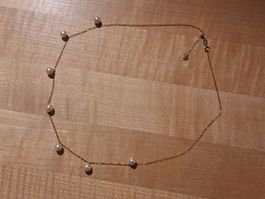 Perlenkette Gelbgold 18 Karat (punziert 750)