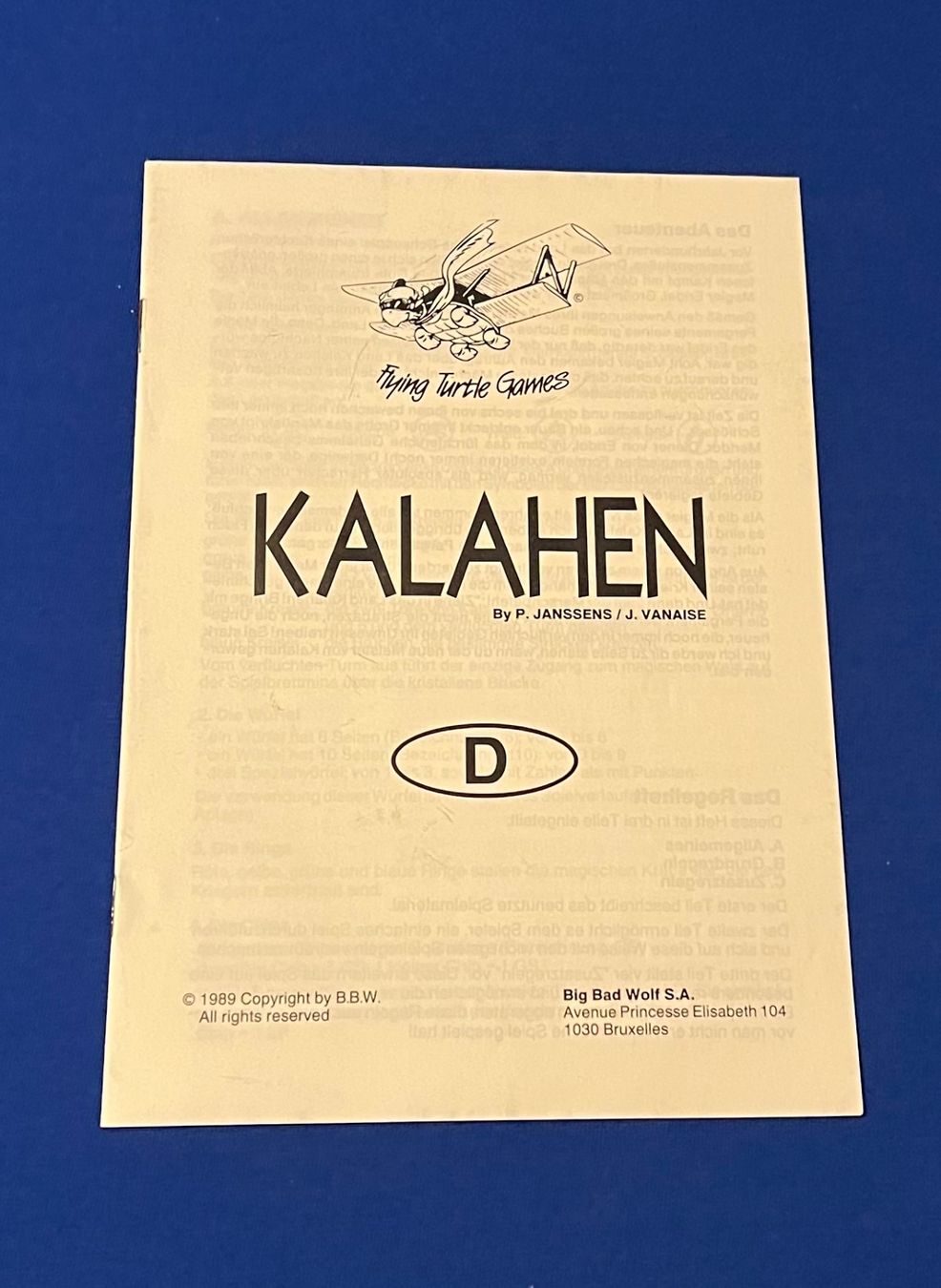 Giochi: Kalahen - Brettspiel – Usato da Flawil venduto da NiceT 2