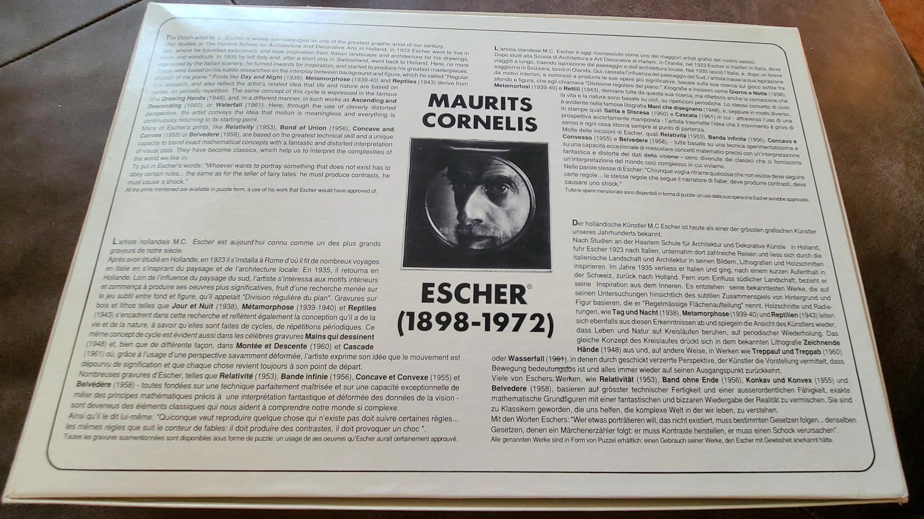 Puzzle: M.C. Escher Puzzle, Konvex und Konkav – Nuovo (secondo la descrizione) da Densbüren venduto da BluesAtSunrise 1