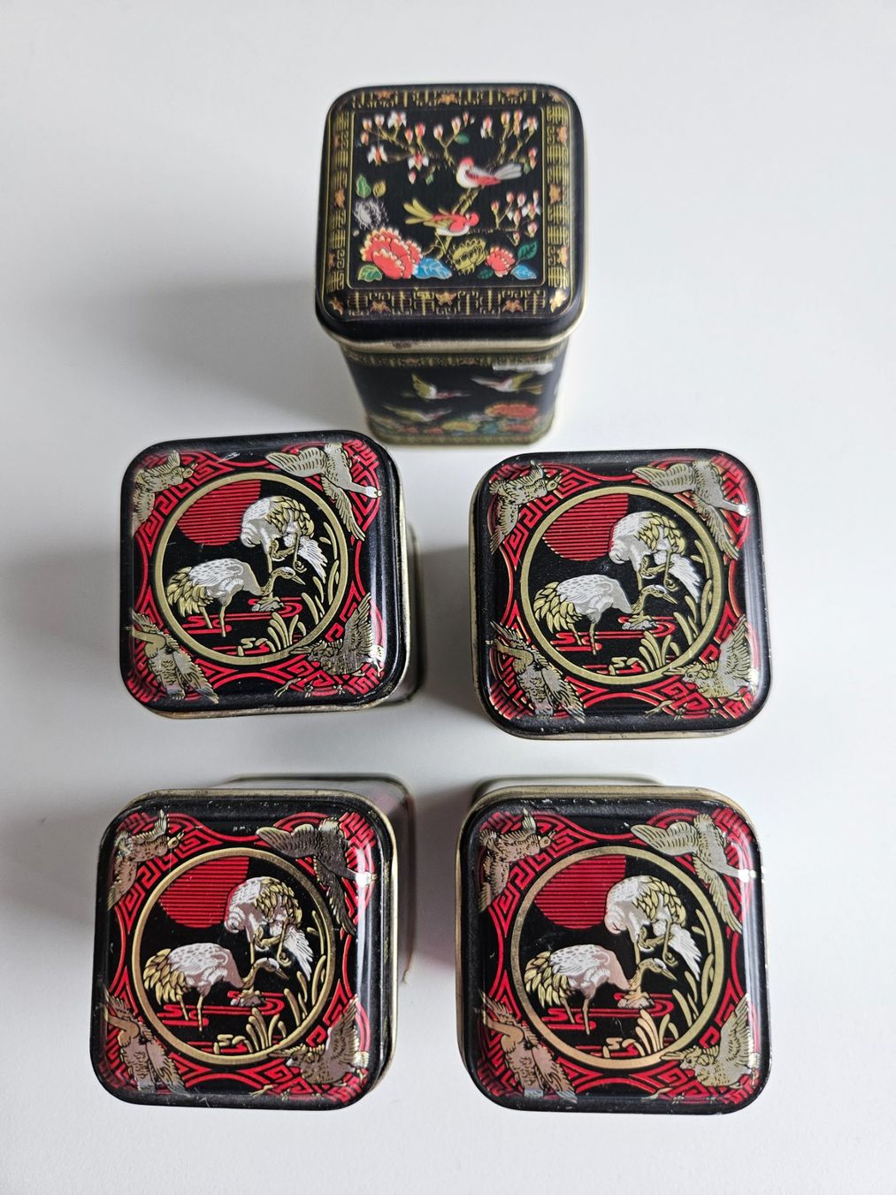 Tutte le decorazioni: 5 Japanische Teedosen, Schwarz – Usato da Zürich venduto da pat_2frc 2