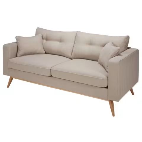 Maisons du monde Divani: Canapé 3 places beige Scandinave – Usato da Rolle venduto da Zoestarlight 2