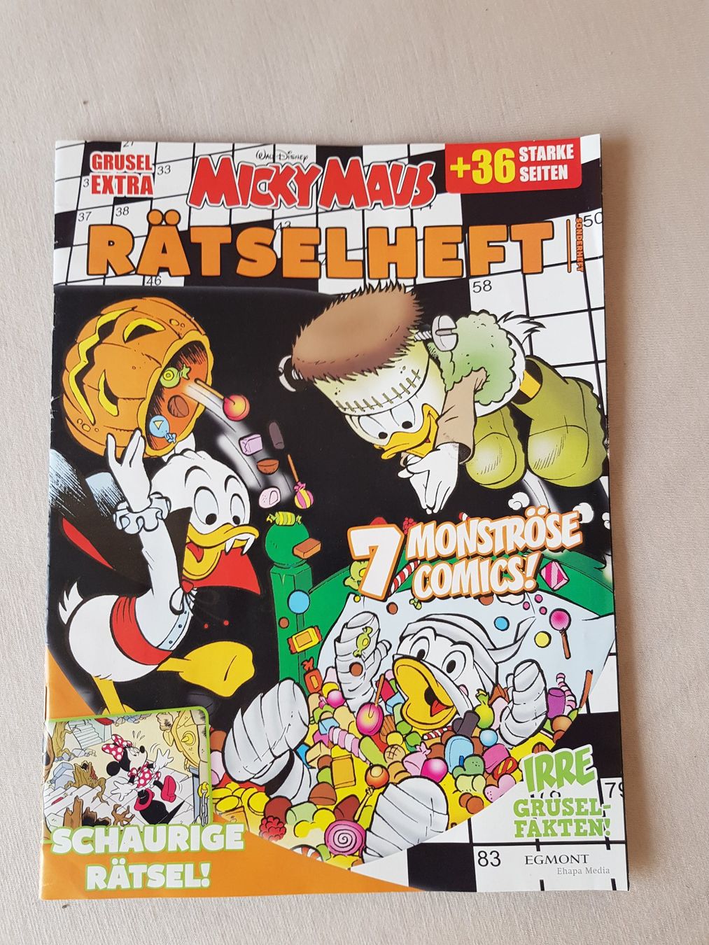 Comics: Micky Maus Grusel Extra - Rätselheft - Ehapa – Gebraucht aus thun von lucky_manxy
