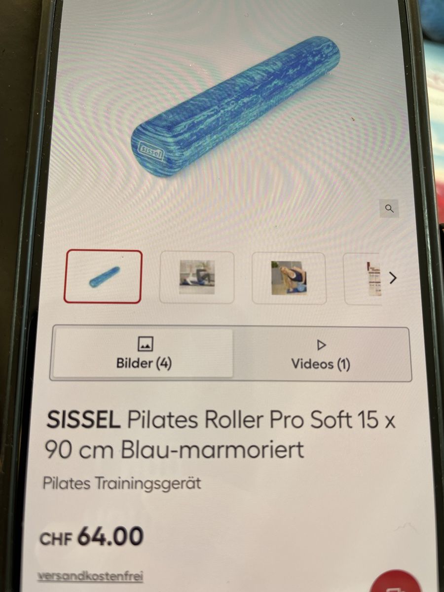 Hometrainer: Sissel Pilates Rolle Pro Soft NP 64 Fr – Gebraucht aus Niederbüren von poschti 2