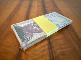 Venezuela - 1000 Bolivares - Bündel à 100 Noten F/VF/XF