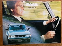 SAAB 99 GL 1977 Modelljahr 1978 Prospekt deutsch brochure