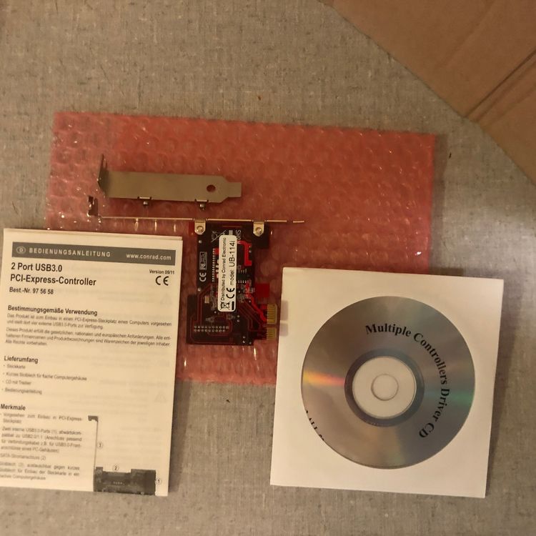 Lecteurs & Adaptateurs: USB 3.0 - 2 Port Card with Internal Connector – Neuf (Voir description) à Bern par Fireblades 6