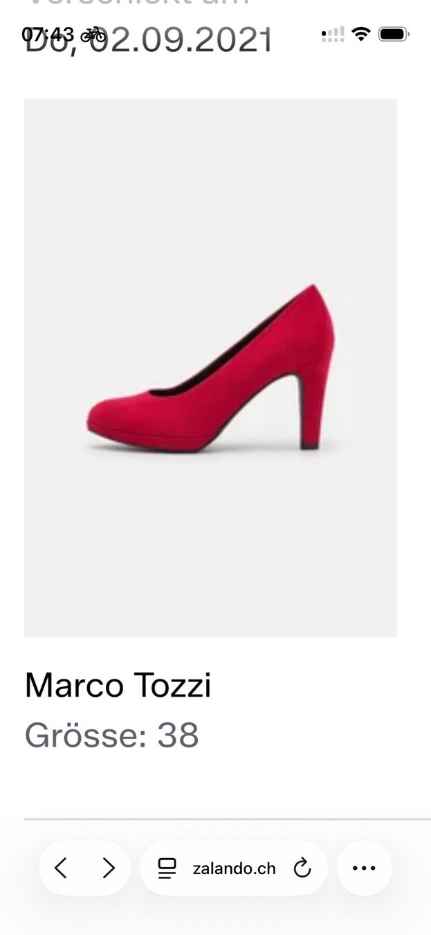 Scarpe da donna: Roter High Heel Damenschuh – Usato da Sarmenstorf venduto da Agalot 1