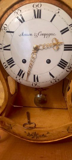 Orologi da terra & Orologi da parete: Pendule Neuchâteloise fin 18ème Meuron & compagnie – Usato da Ponts-de-Martel venduto da Henri-Louis 1