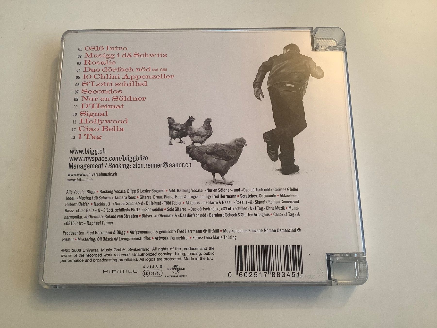 CD: Bligg / 0816 / 2008 – Usato da Dübendorf venduto da Shreck 1