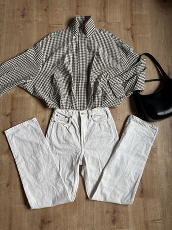 jeans blanc WEEKDAY, taille : W27 L34