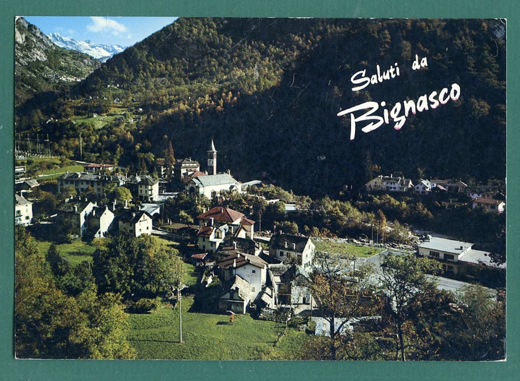 Cartoline postali: Bignasco nella Valle Maggia, ungelaufen, Grossformat – Usato da Sargans venduto da Hausi1951