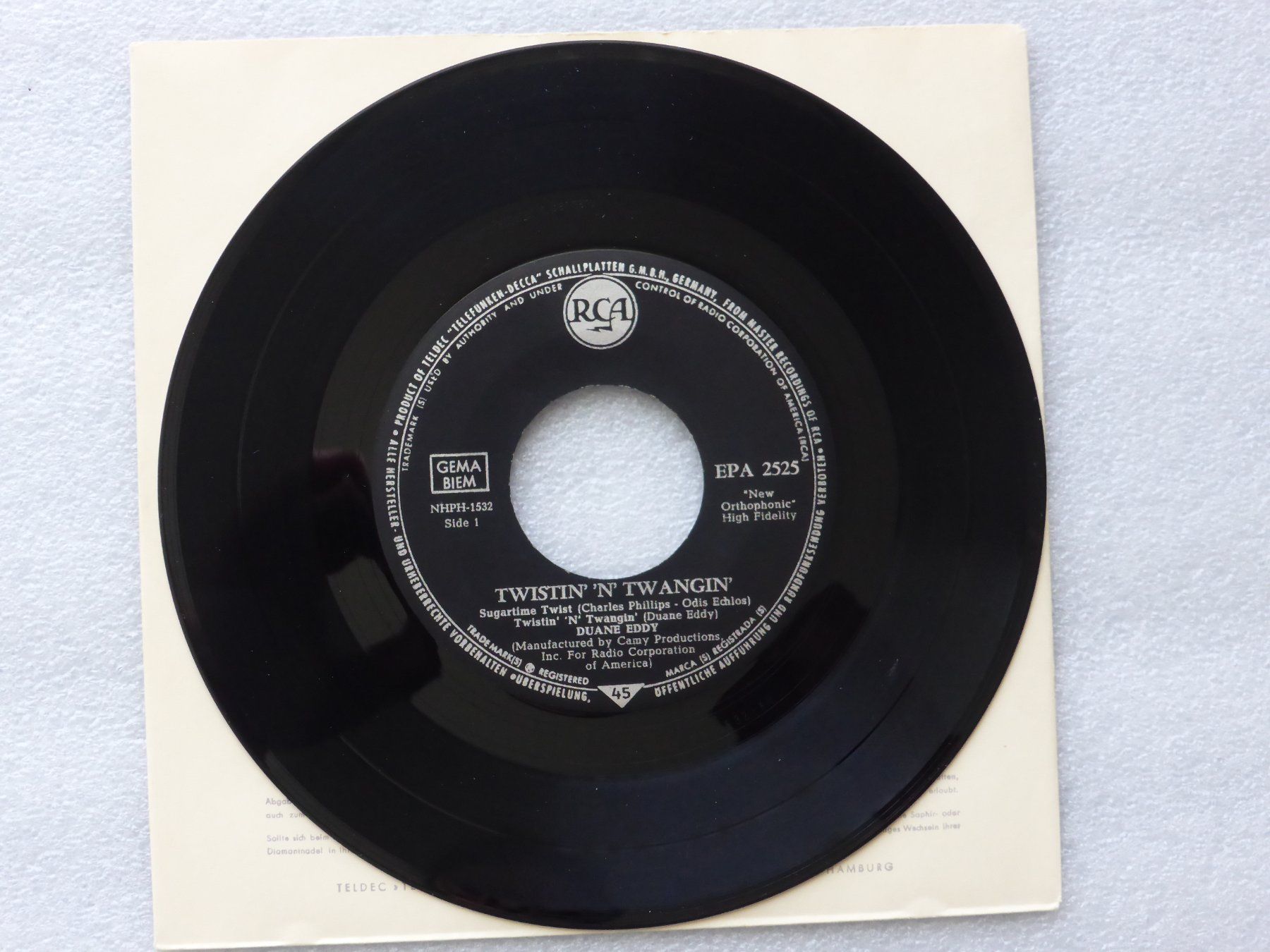 Schallplatten: Vinyl Single   EP  DUANE EDDY – Gebraucht aus Küssnacht am Rigi von Mondkinder 2