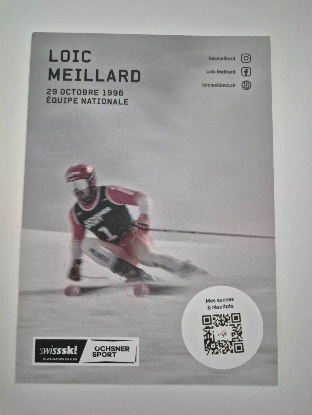 Autogramme: Autogrammkarte Loic Meillard Originalunterschrift – Neu (gemäss Beschreibung) aus Eglisau von nicij79 1
