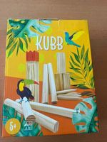 Kubb Spiel neuwertig OVP mit Stoffbeutel