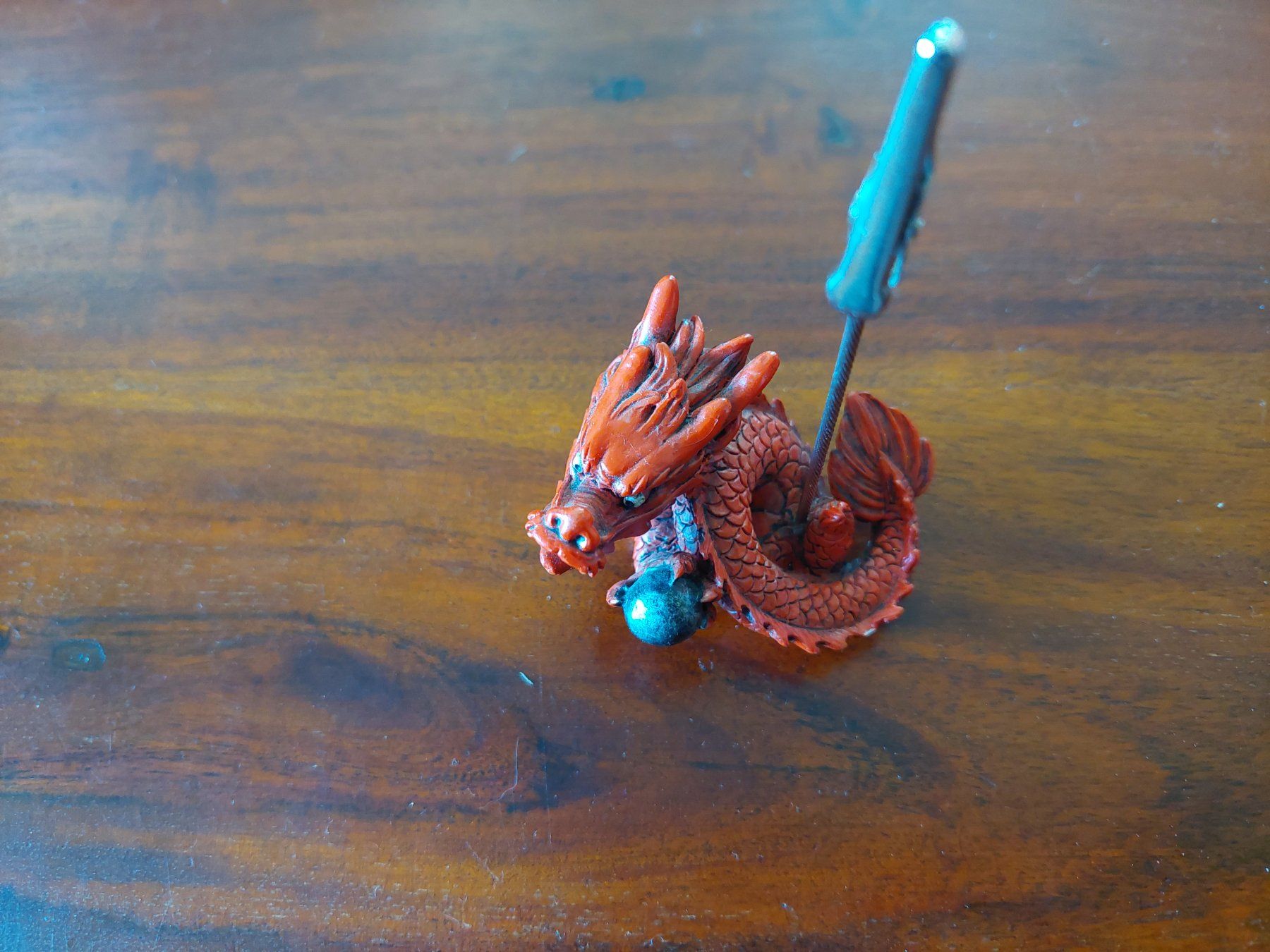 Statuette: Drachen-Fotohalter / Notizhalter – Nuovo (secondo la descrizione) da Beckenried venduto da Havacola 3