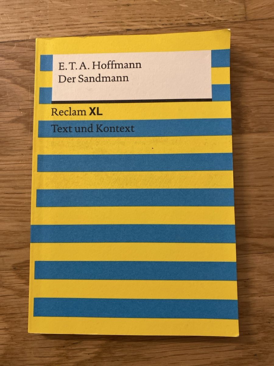 Libri: E.T.A. Hoffmann - Der Sandmann, Reclam XL – Usato da Schmerikon venduto da tam_k9vb