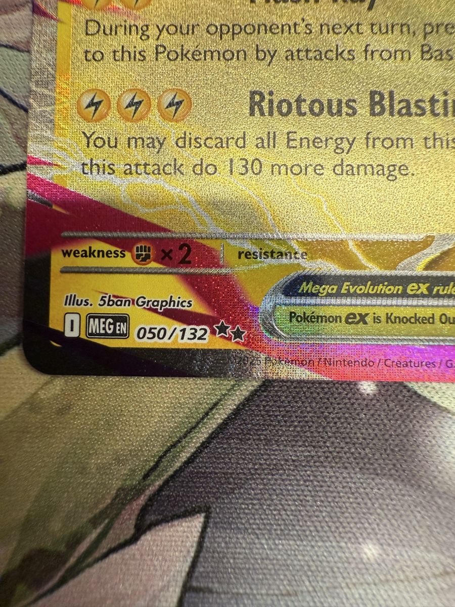 Pokémon Carte collezionabili: 050/132 mega Manectric ex EN pokemon mega evolution 2025 MIN – Nuovo (secondo la descrizione) da Niederweningen venduto da rimicanardo 3