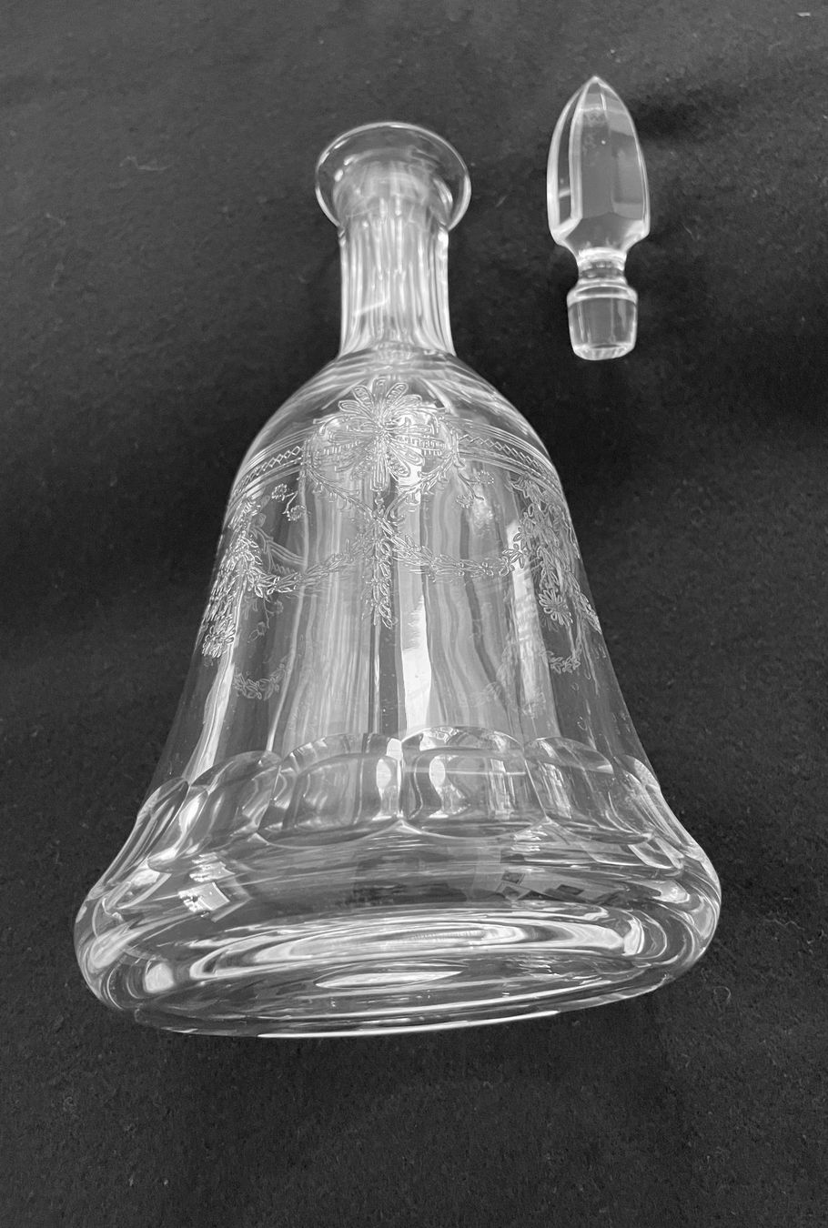 Caraffe: Weinkaraffe Kristall / Handarbeit – Usato da Zürich venduto da loriana 1