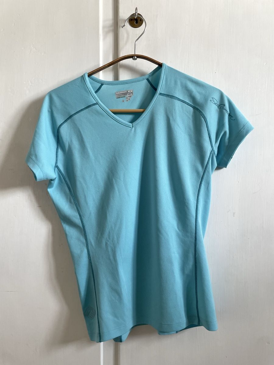 Salomon T-shirt: Sportshirt Blau XS – Usato da Bremgarten AG venduto da fhr.11