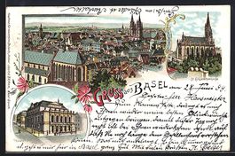 Litho Basel, Totalansicht, Theater, St. 