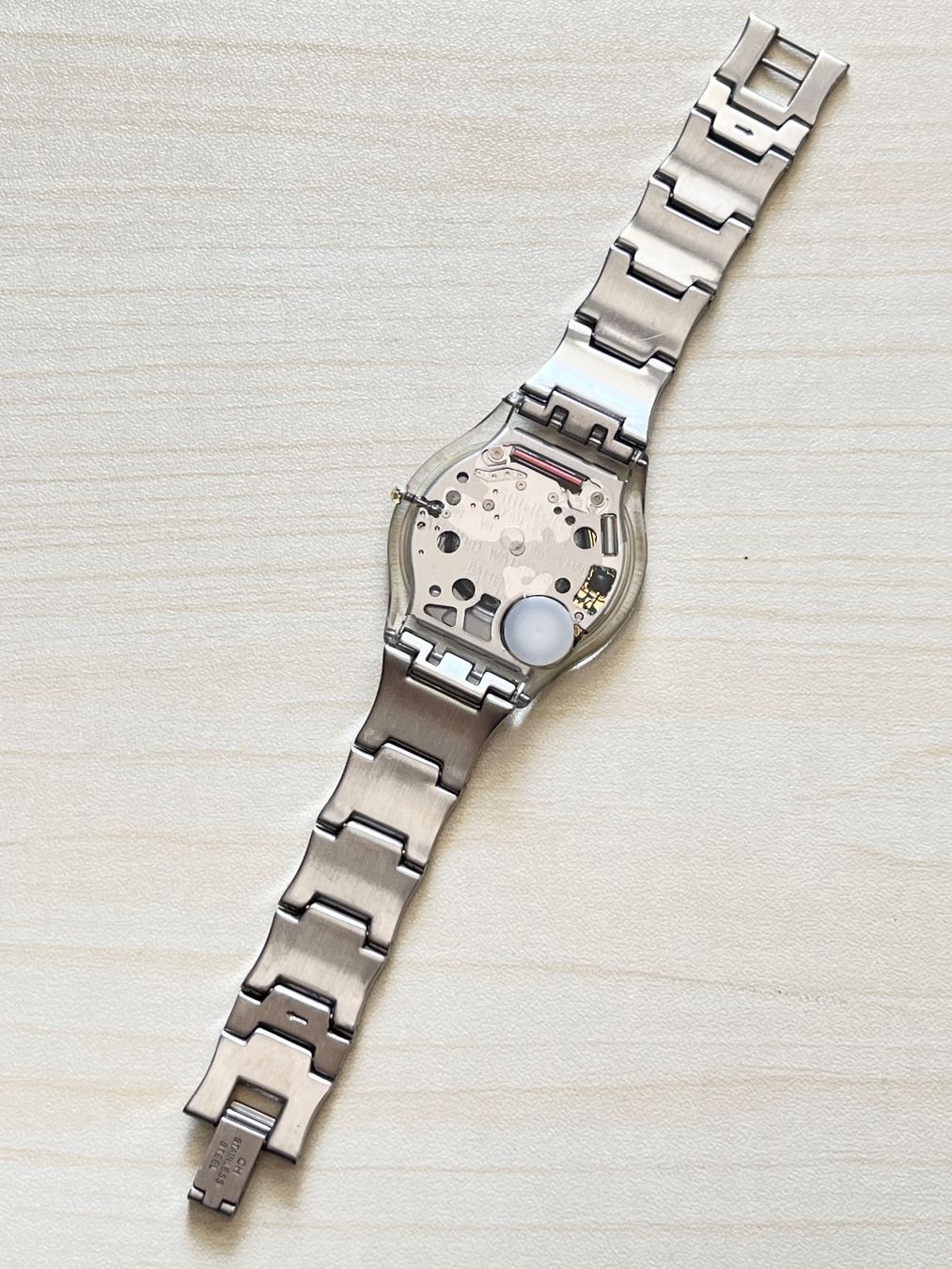 Swatch Orologi: Swatch Damenuhr, silberfarben, Blumendesign – Usato da Grenchen venduto da chththl 8