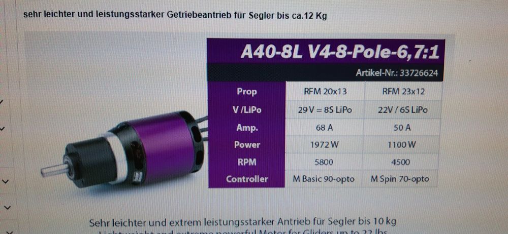 Hacker A40-8L V2 | Kaufen auf Ricardo