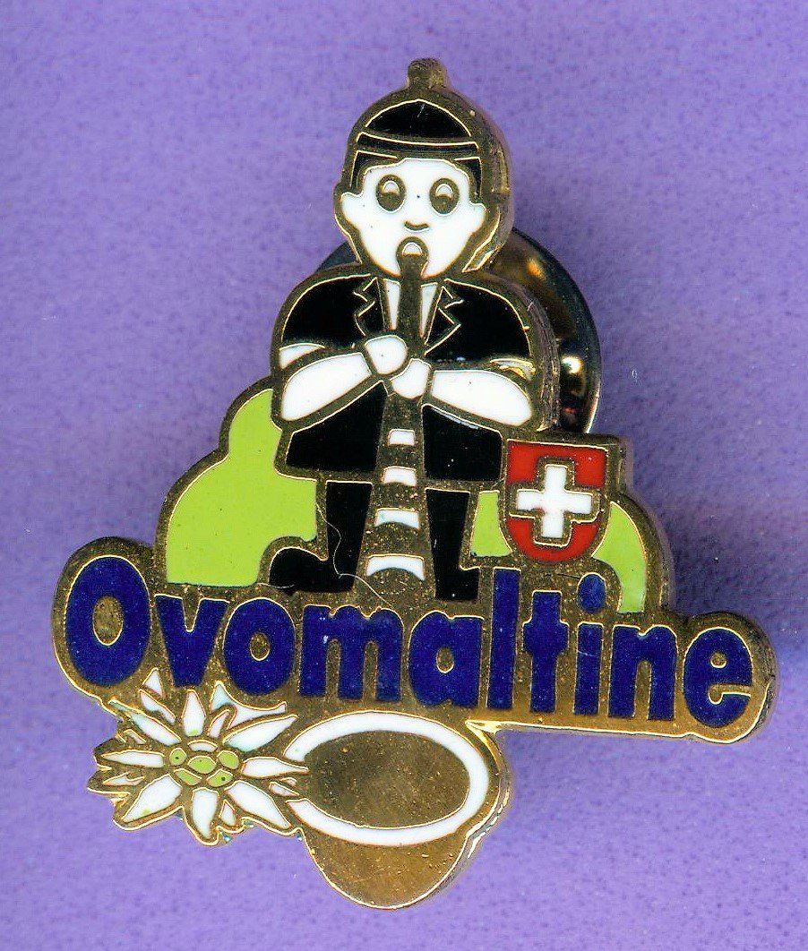 Ovomaltine Placchette & Badge: Ovomaltine  ALPHORN – Usato da Winterthur venduto da Sammleroase