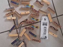 Jeu en bois WWF tour infernale