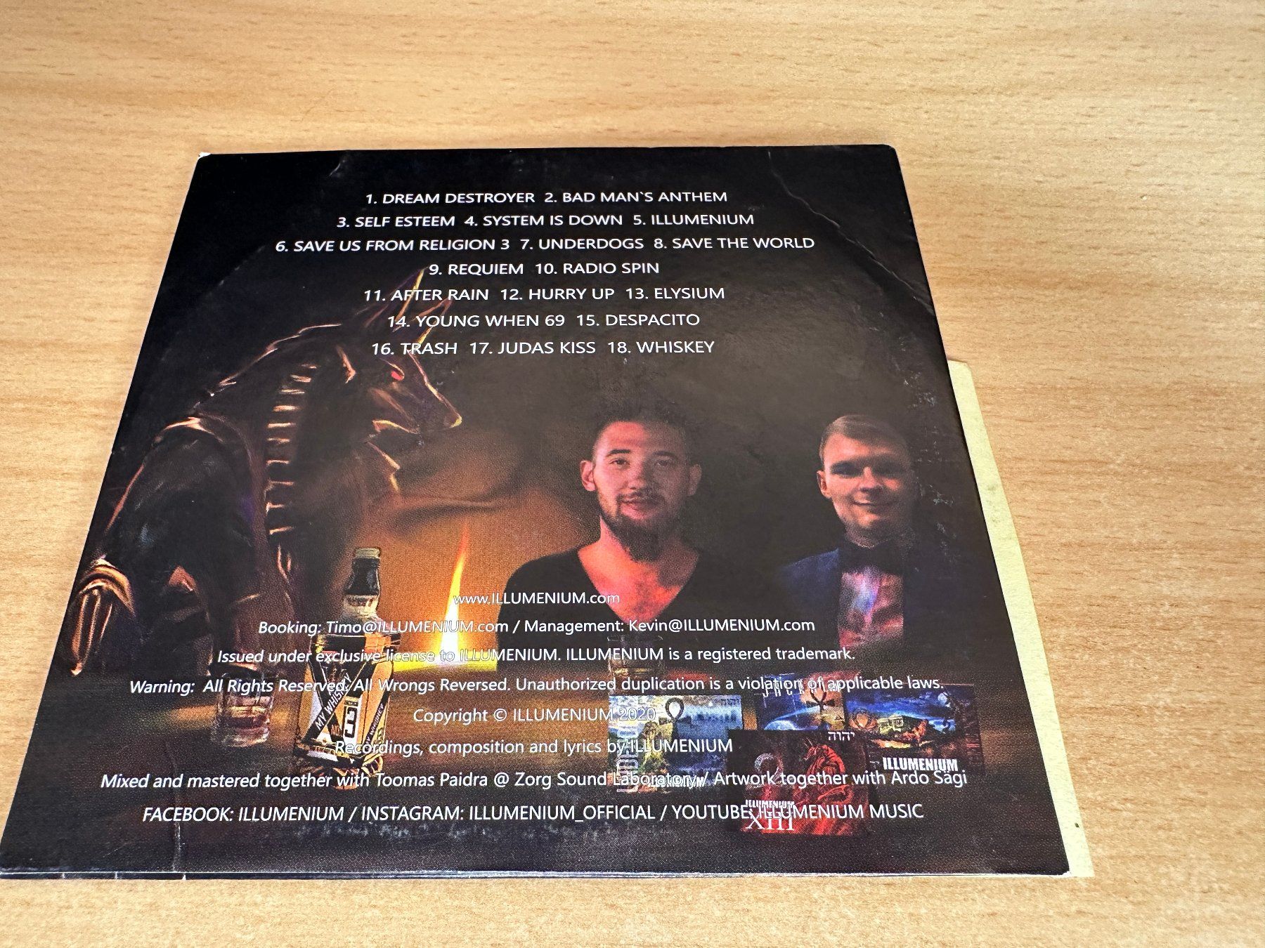 CD: Illumenium – Underdogs – Usato da Rikon im Tösstal venduto da Alpenmutz 1