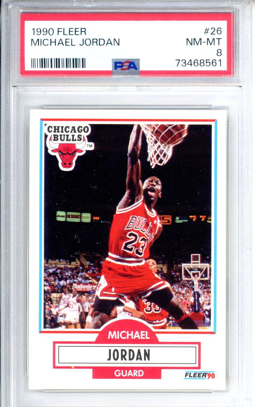 Nba Sammelbilder & Trading cards: PSA 8 Michael Jordan 1990 Fleer #26 – Gebraucht aus Wädenswil von DoubleTroubleCards