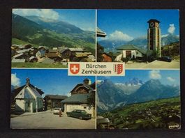 Bürchen 1250m und Zenhäusern 1461m